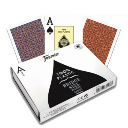 Fournier Arabe bridge size pokerio kortos